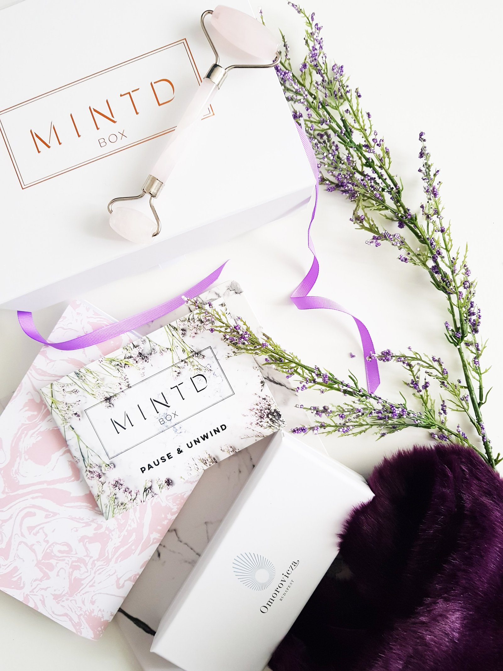 Mintd Box - Omorovicza Rose Quartz roller - Luxury Beauty Subscription Box