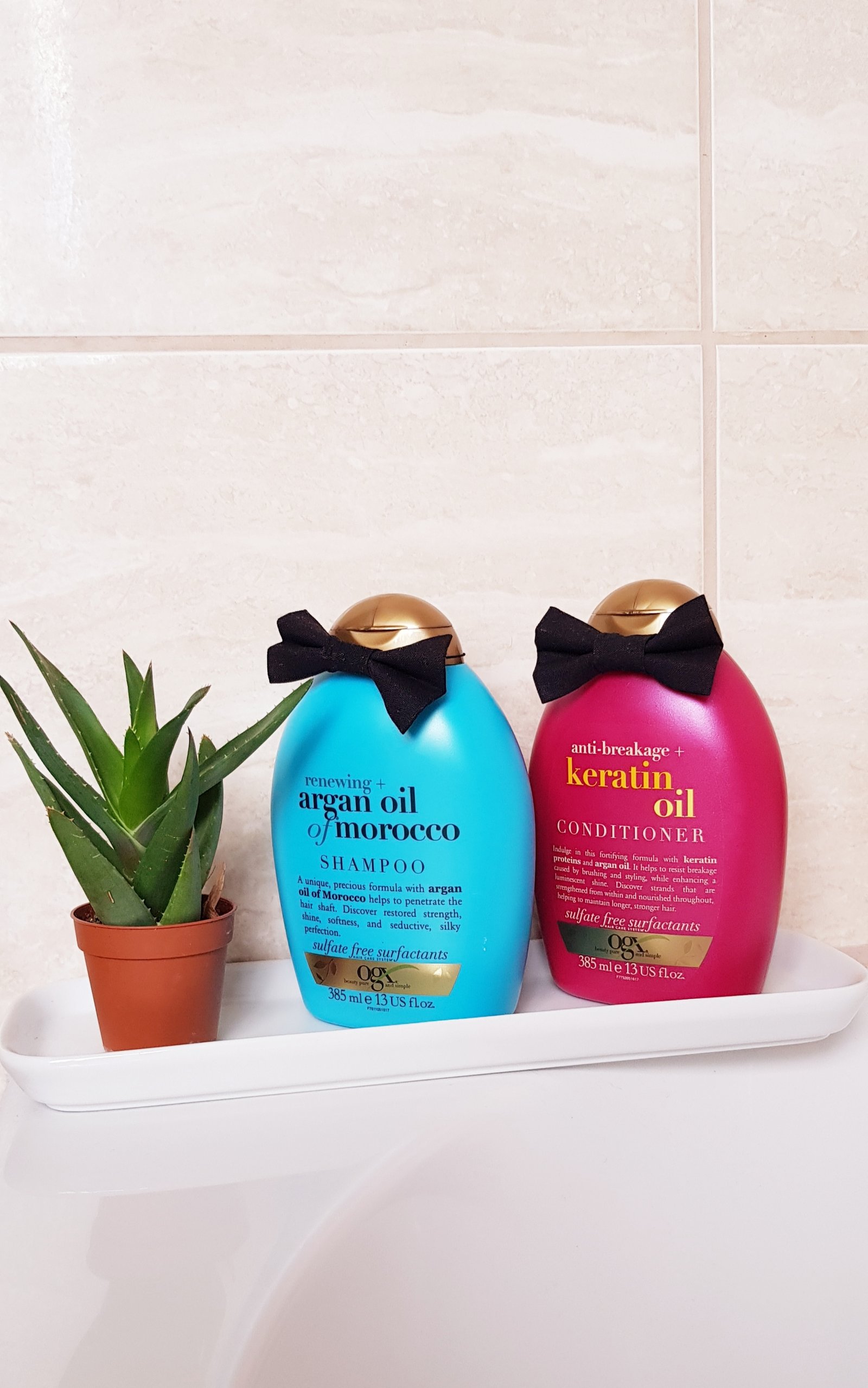 Ogx Sulphate-free shampoo and conditioner - Ms Tantrum Blog