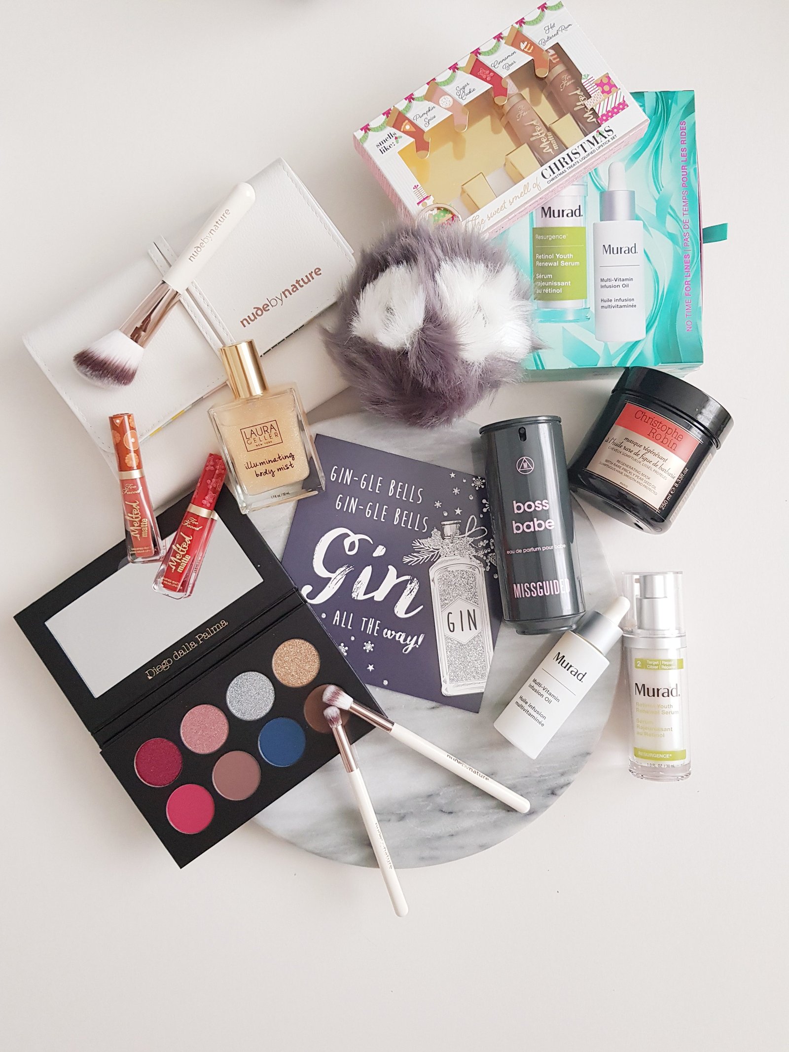 Brushes, Beauty Flatlay, Christmas gifts - Ms Tantrum Blog