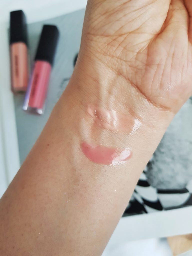 Laura Mercier Lip Glace Swatches - Orange Blossom, Hibiscus | Ms Tantrum Blog